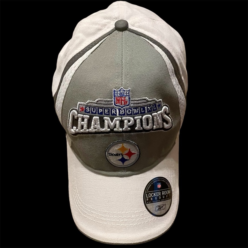 STEELERS 40th Super Bowl Champions ball cap w/original sticker NWOT by REEBOK
